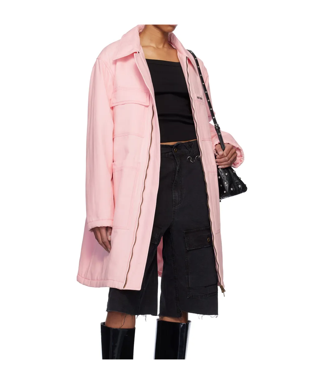 Lapel Long Sleeve Coat
