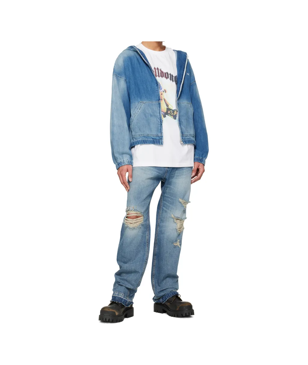 Hooded Denim Jacket