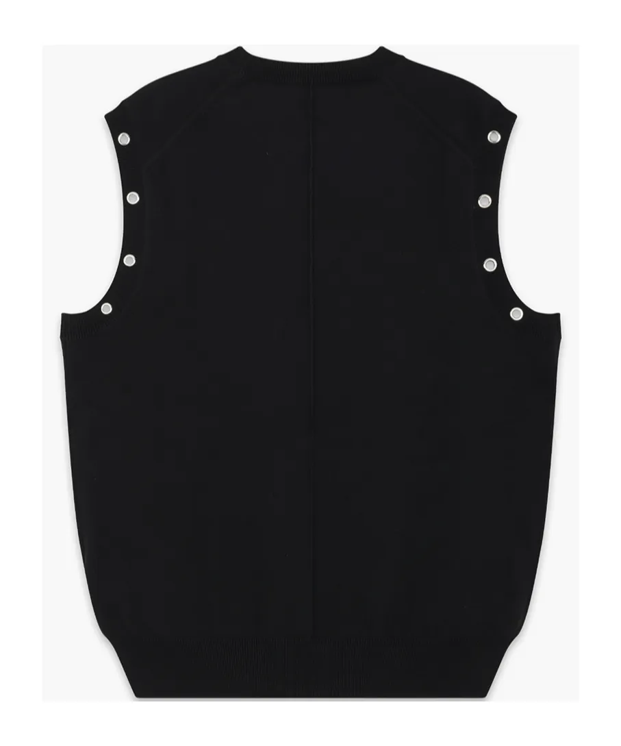 Eyelet Knit Vest