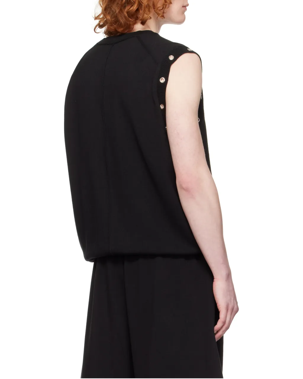 Eyelet Knit Vest