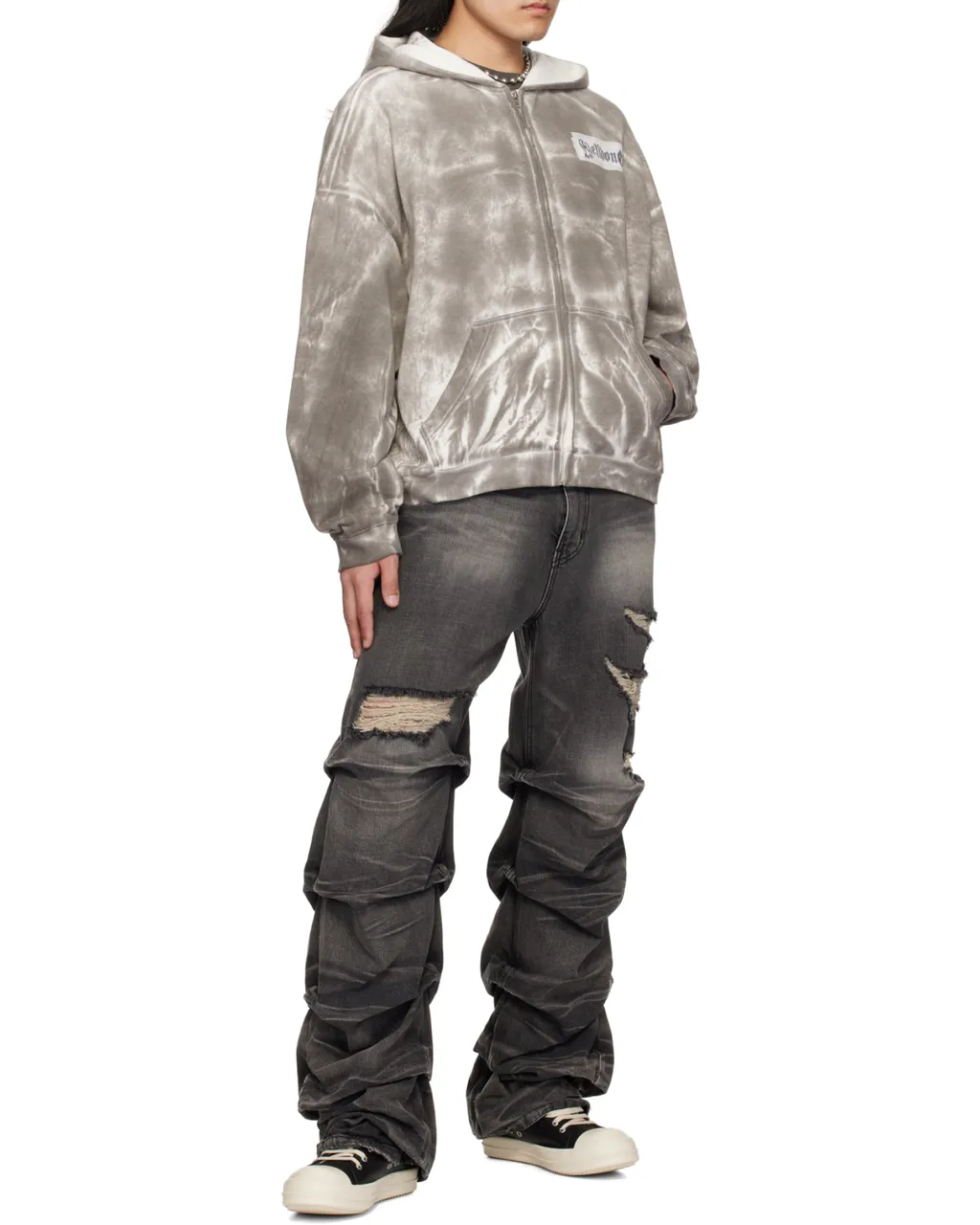 Long-Sleeved Hooded Sweatshirt