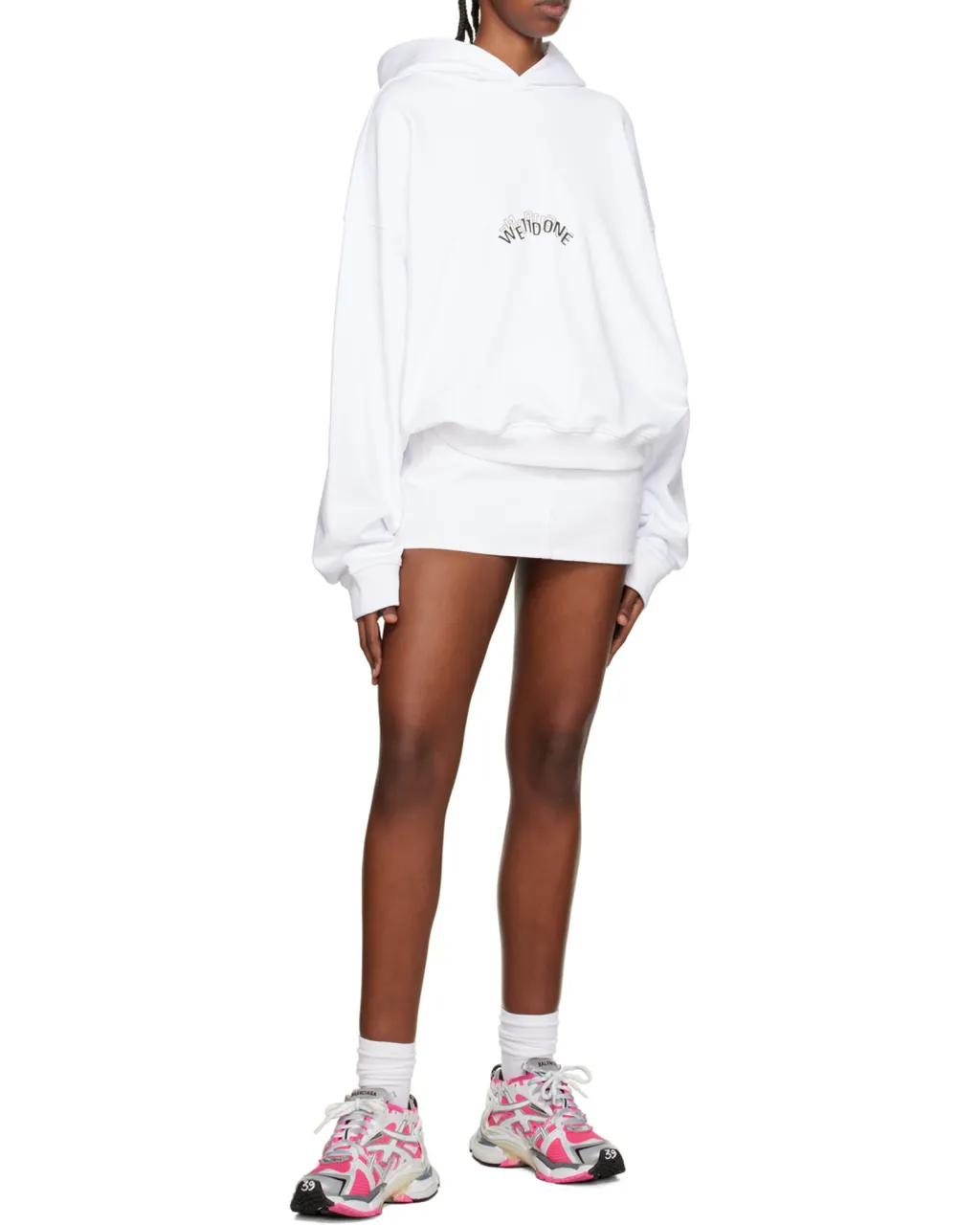 Logo Denim Skirt