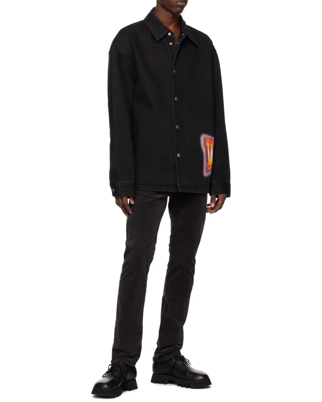 Logo Denim Shirt