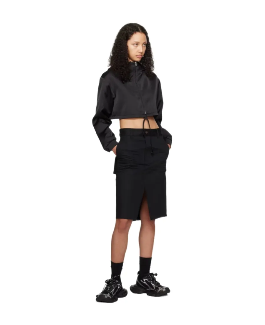Cropped Hooded Sweater
