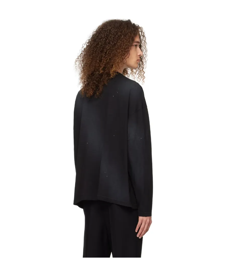 Motif-Embroidered Cotton Sweatshirt