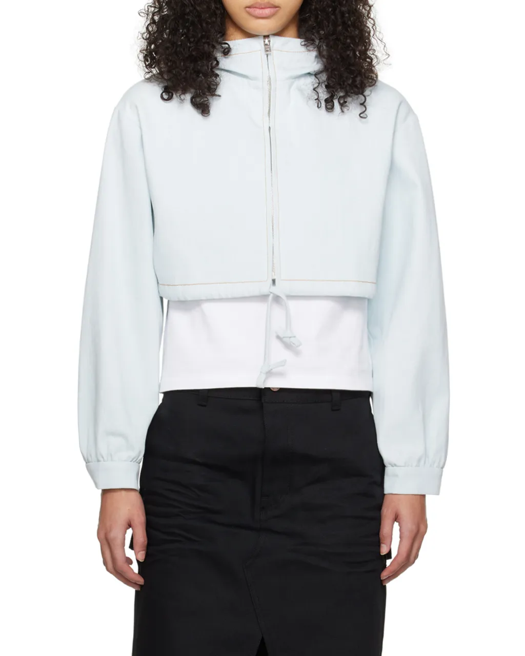 Cropped Hooded Sweater