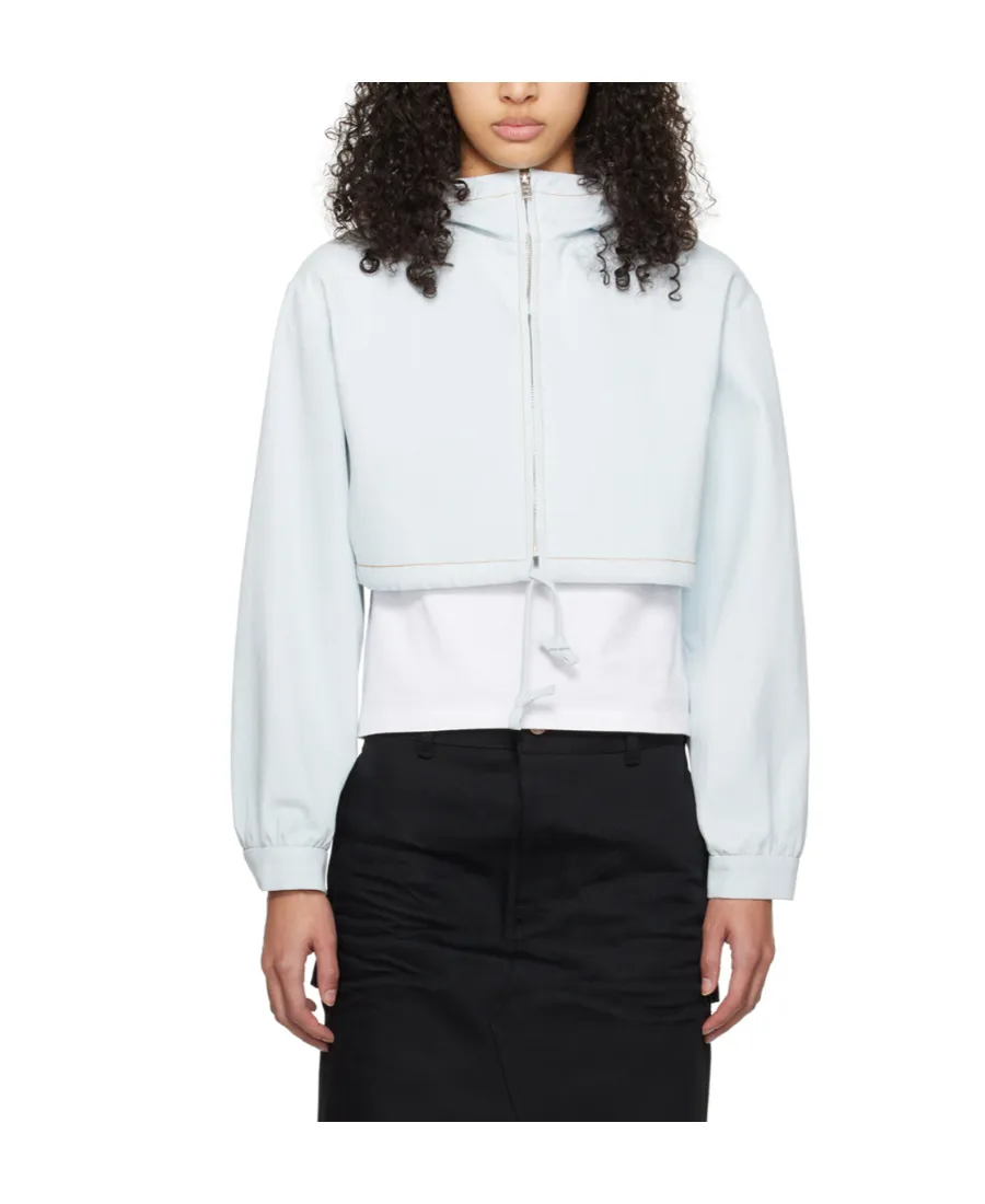 Cropped Hooded Sweater