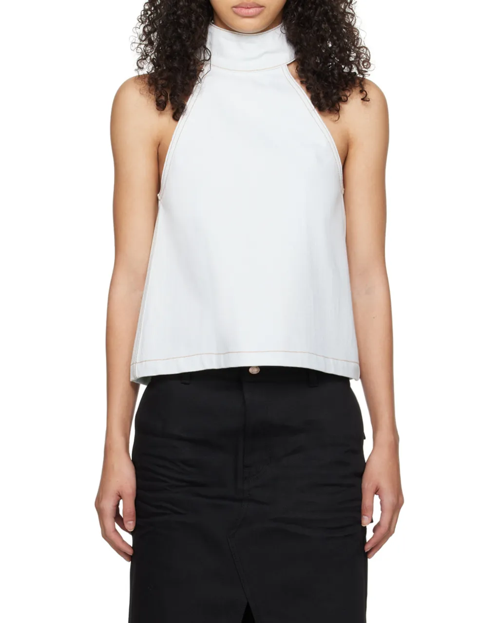 Sleeveless Neck Vest