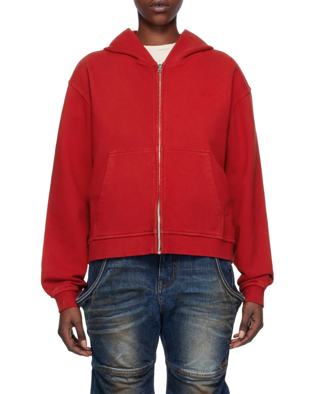 Zipper Hooded Sweater
