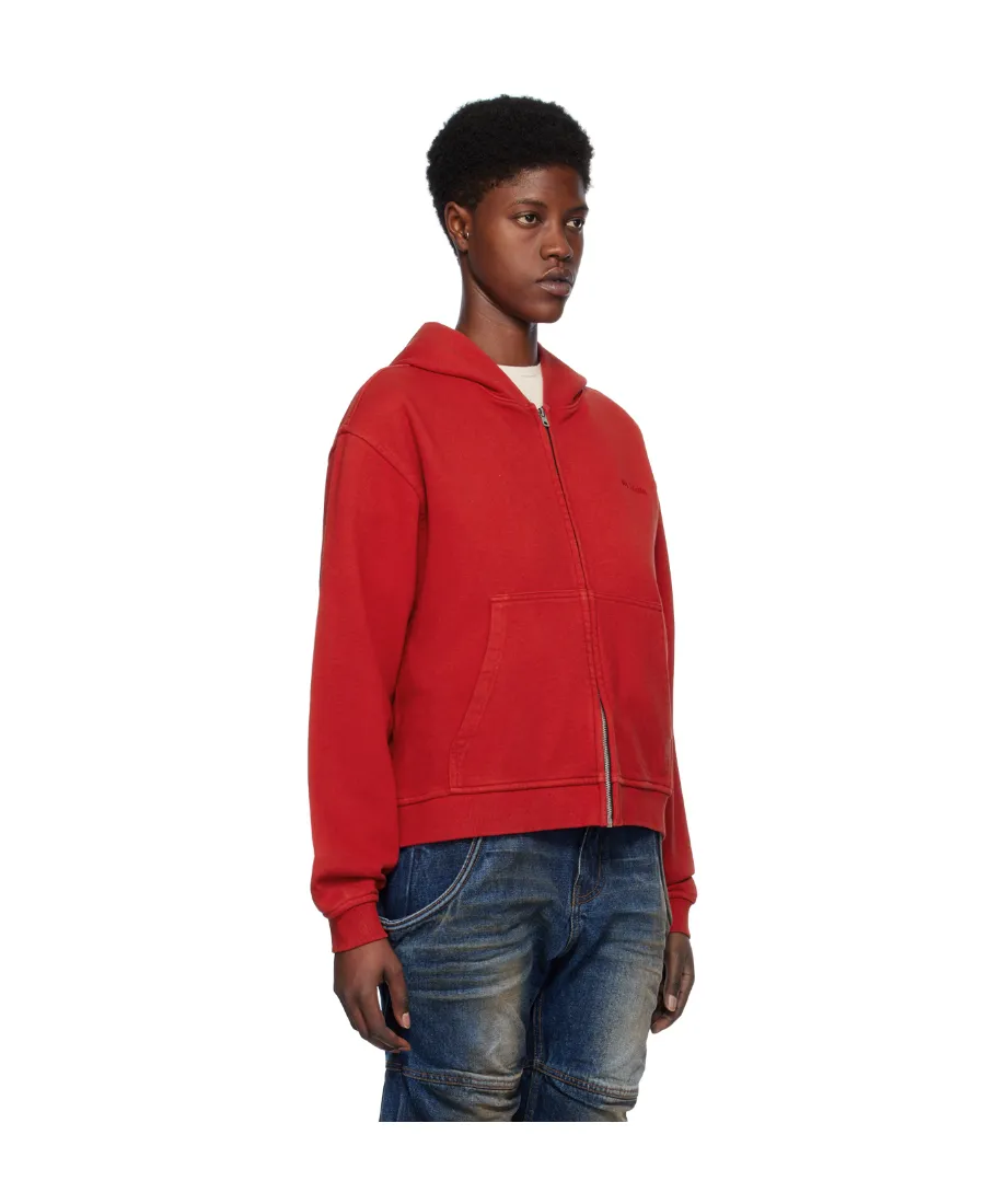 Zipper Hooded Sweater