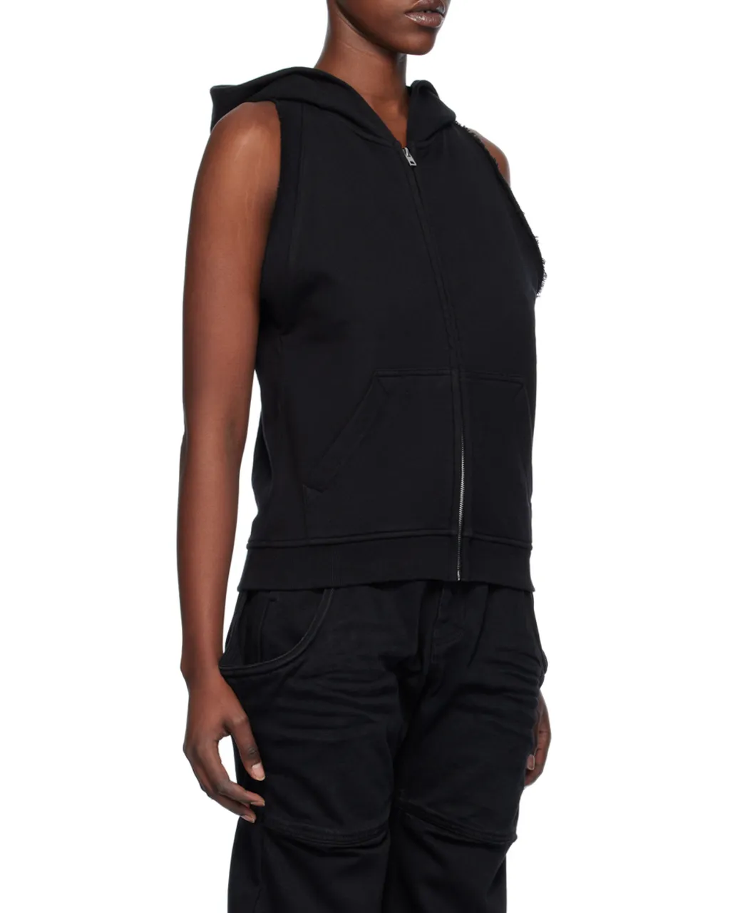 Sleeveless Hooded Vest