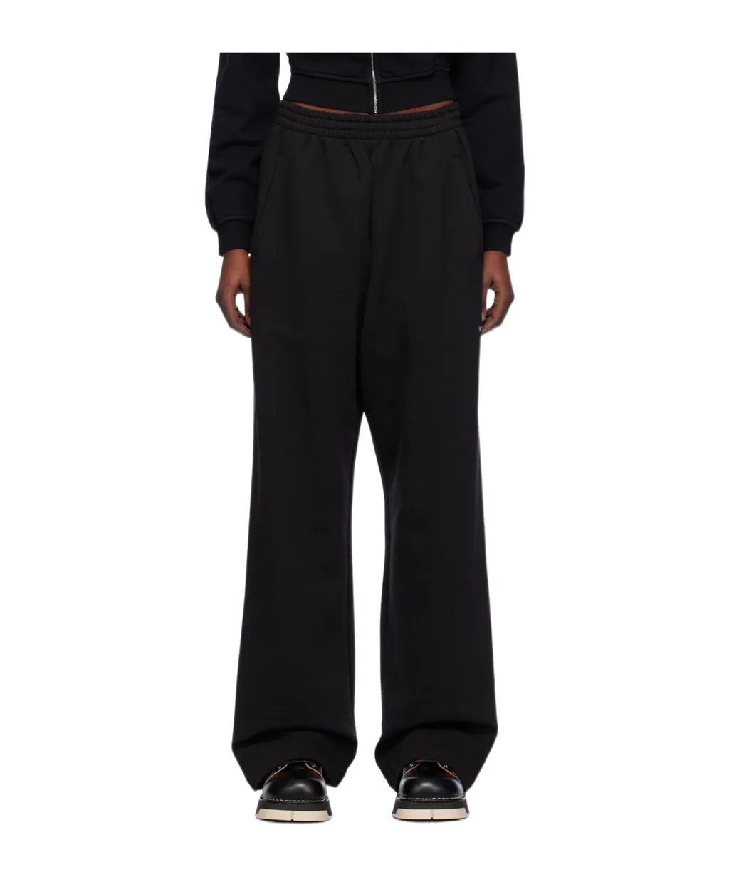 Loose Fit Pleated Detail Sweatpants