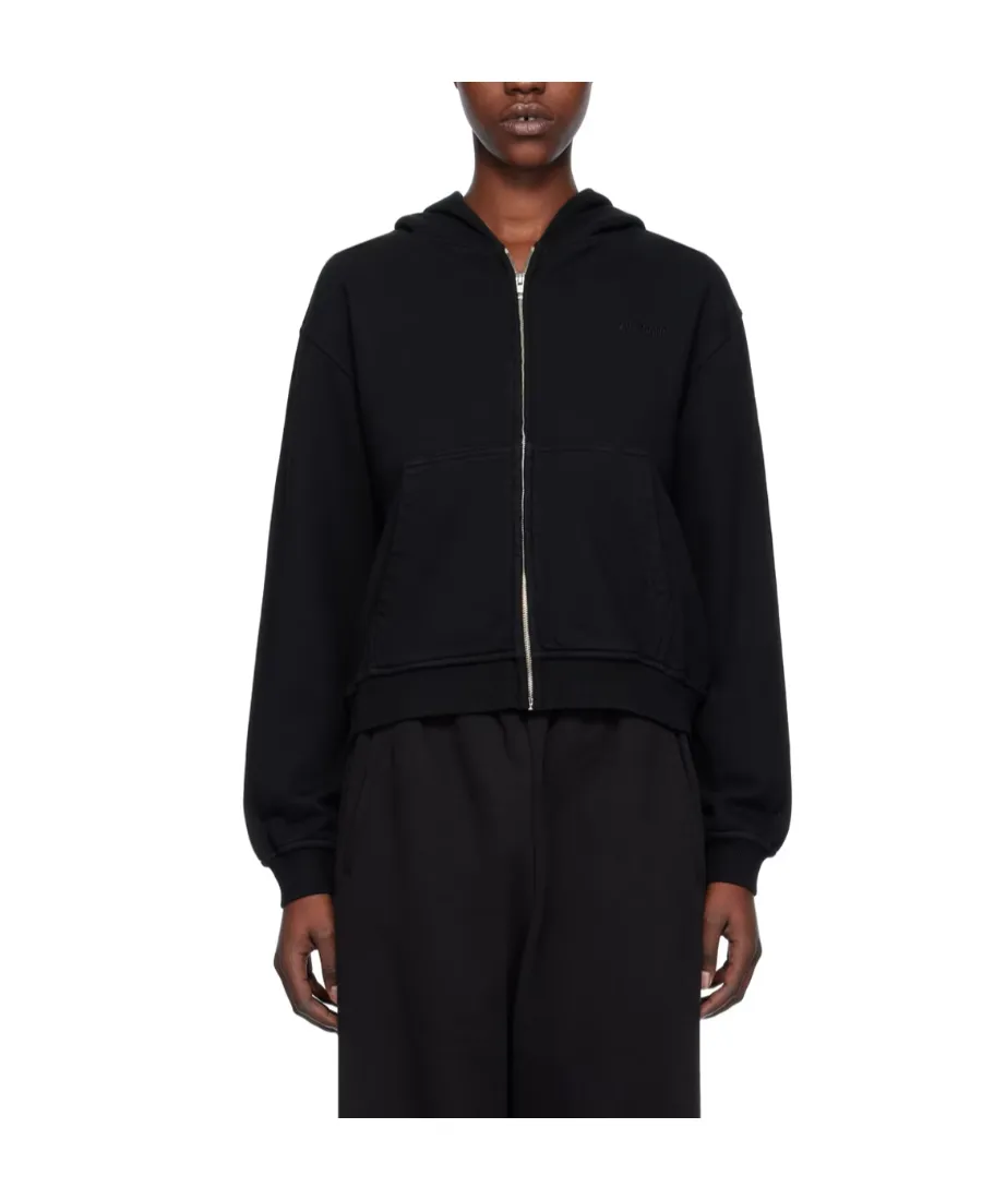 Zipper Hooded Sweater