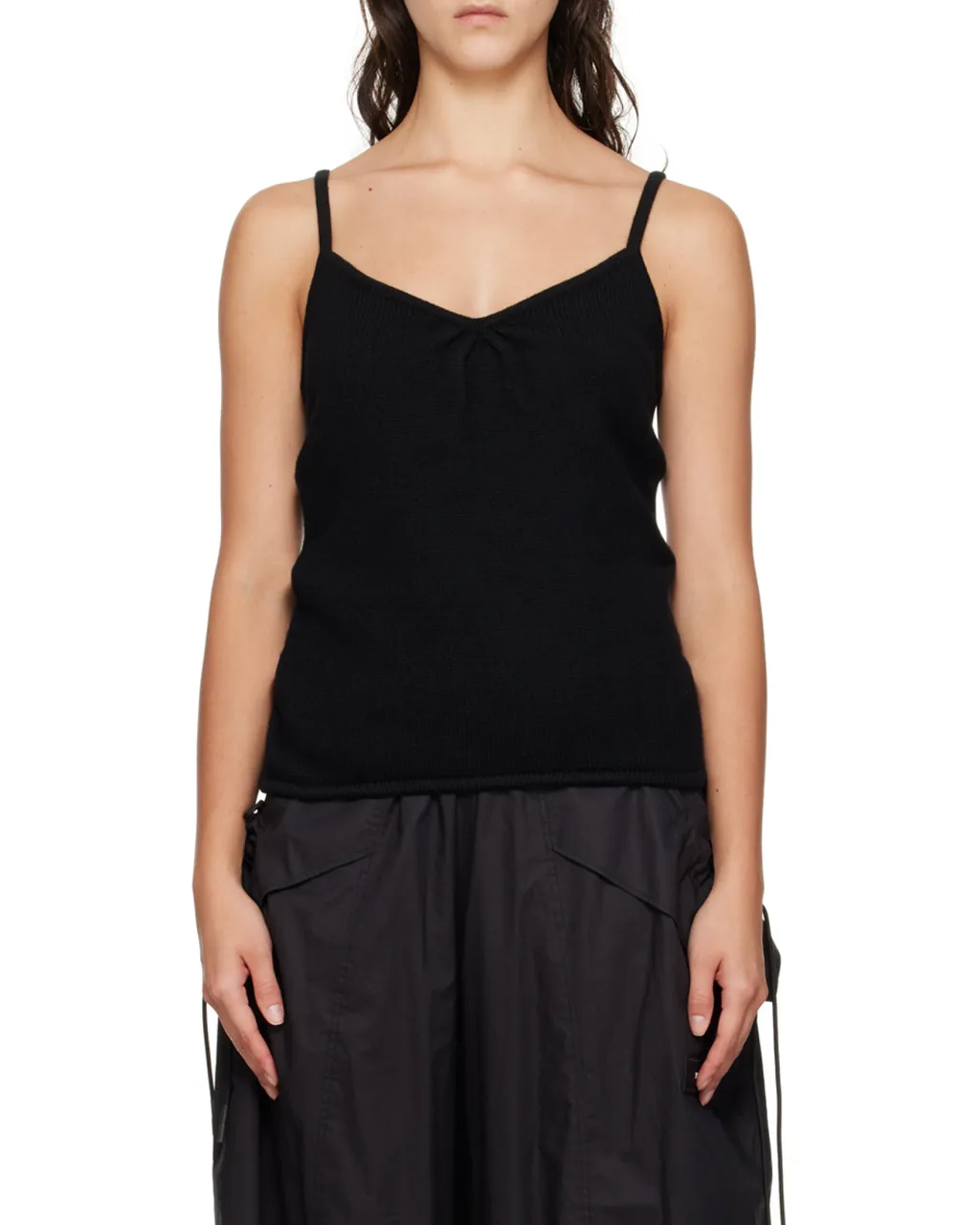 V-Collar Pleated Sling