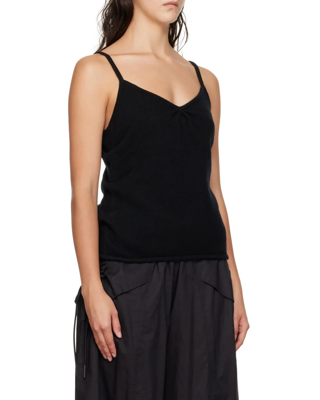 V-Collar Pleated Sling