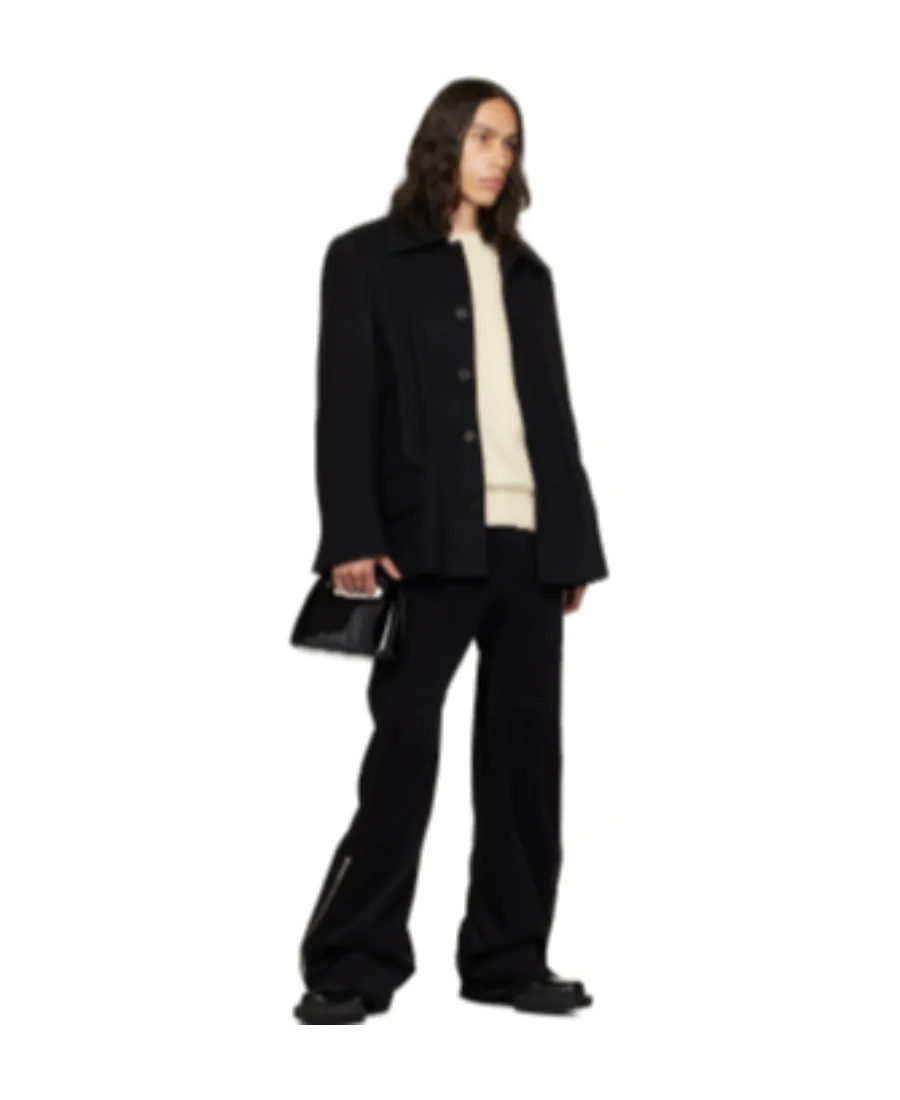 Lapel Shoulder Pads Casual Jacket