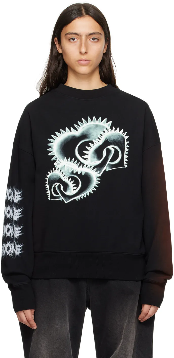 Graphic-Print Cotton Sweatshirt