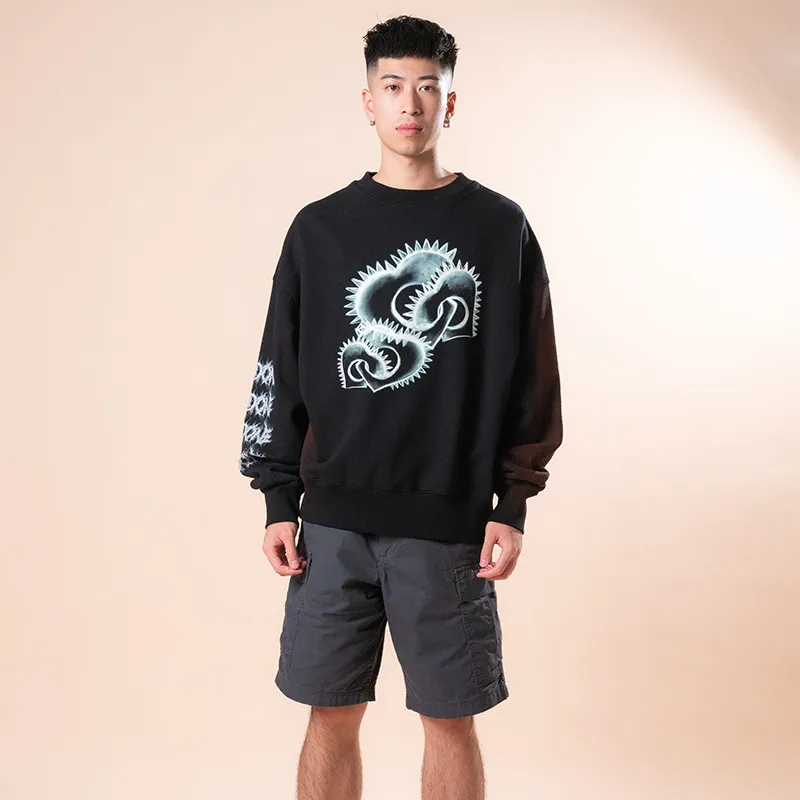 Graphic-Print Cotton Sweatshirt