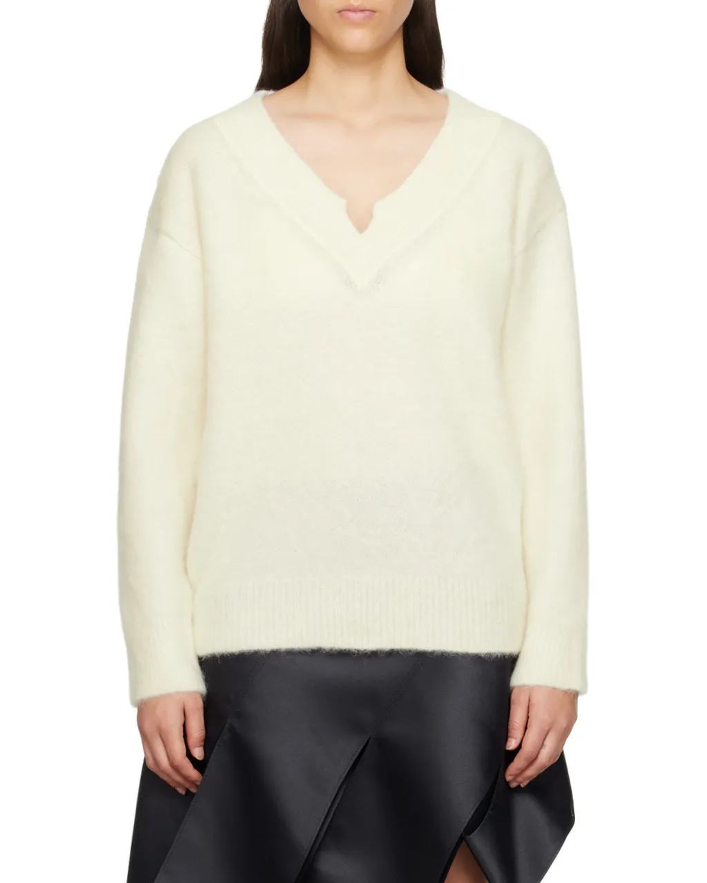 V-Neck Mohair-Blend Jumper