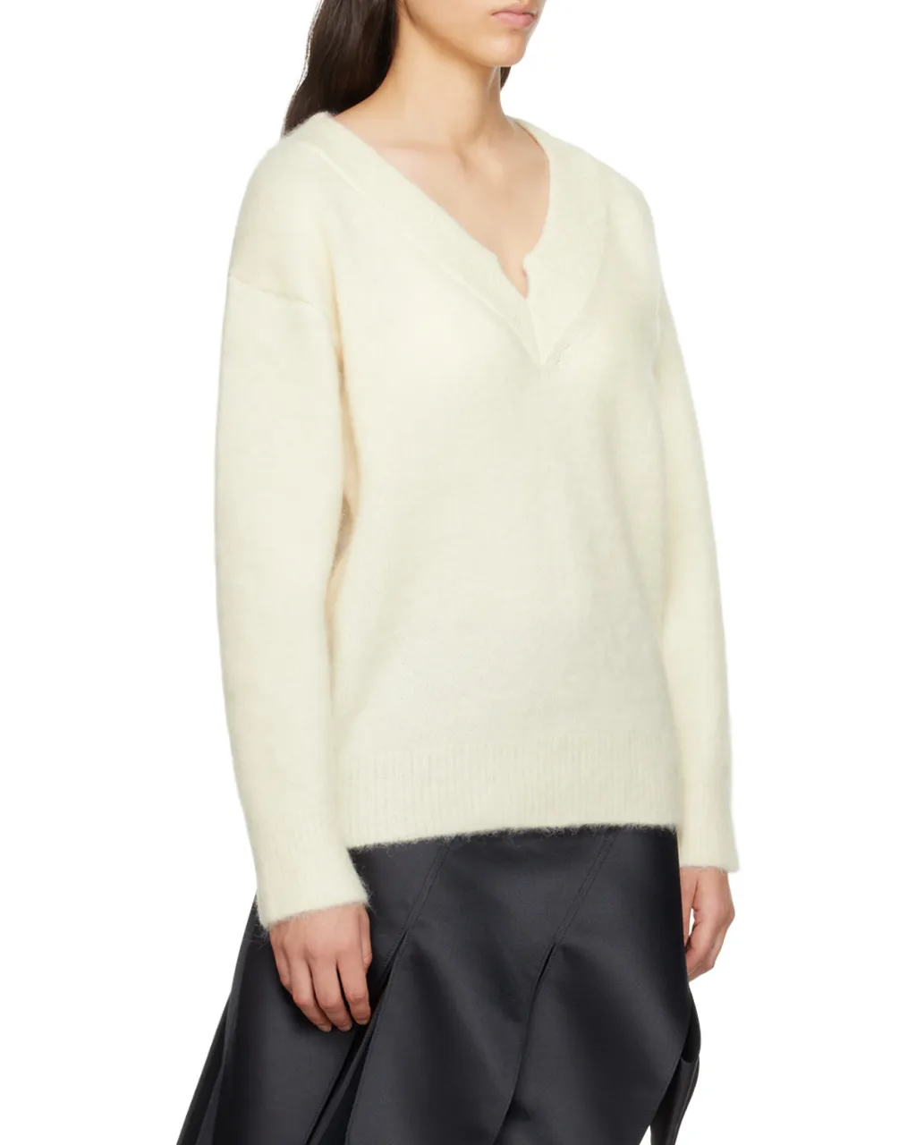 V-Neck Mohair-Blend Jumper