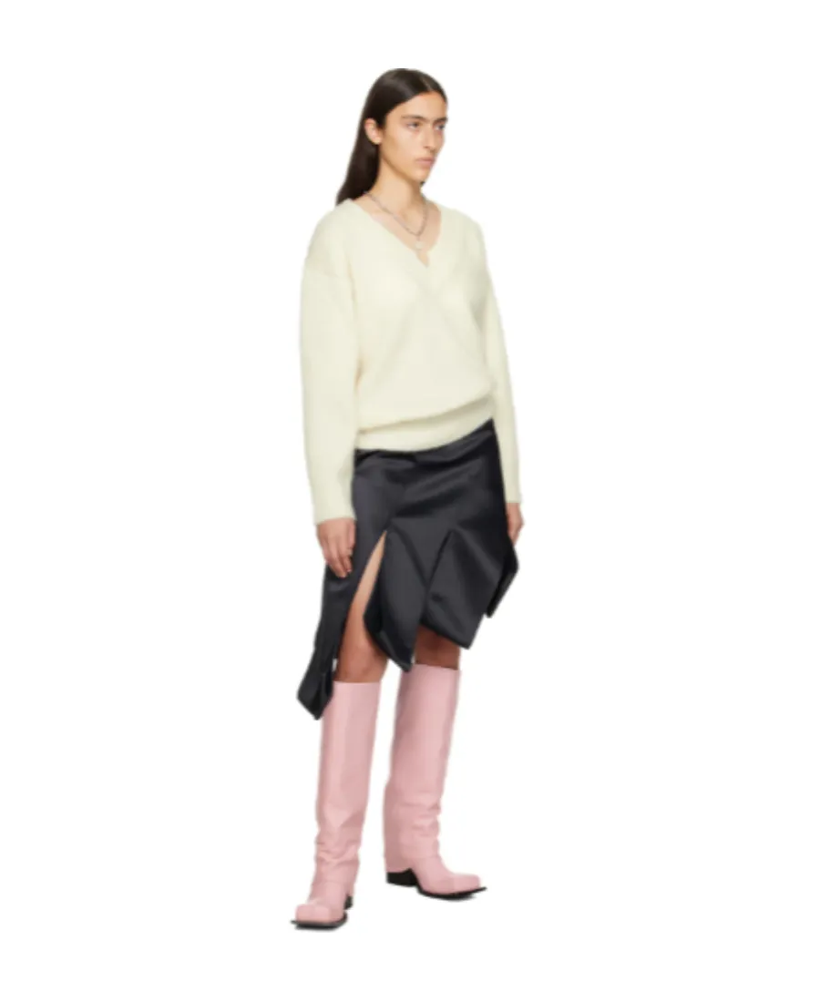 V-Neck Mohair-Blend Jumper
