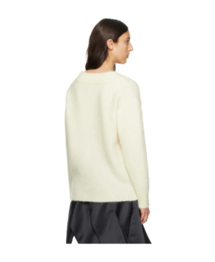 V-Neck Mohair-Blend Jumper