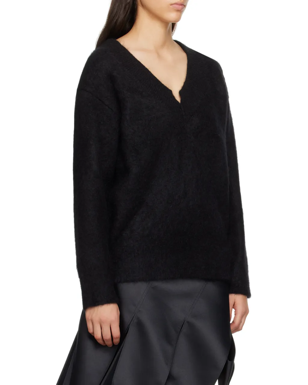 V-Neck Mohair-Blend Jumper