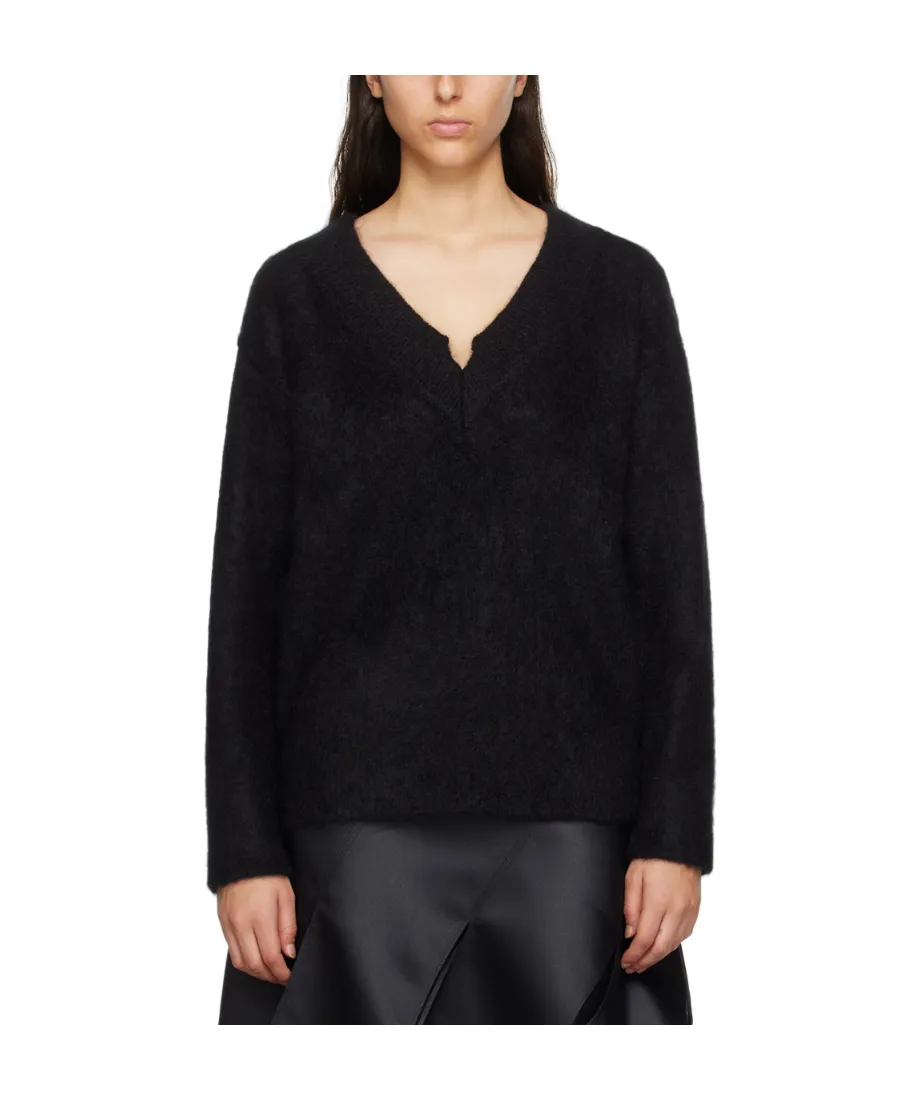 V-Neck Mohair-Blend Jumper