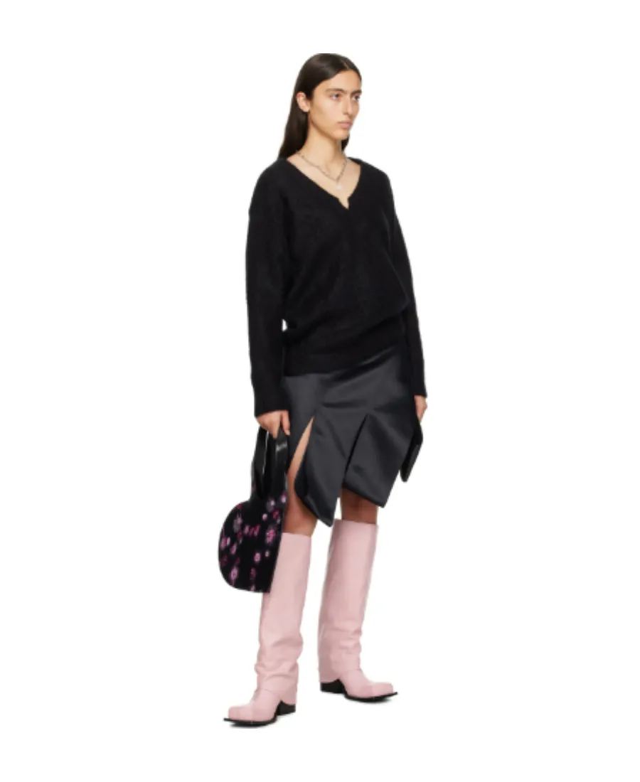 V-Neck Mohair-Blend Jumper