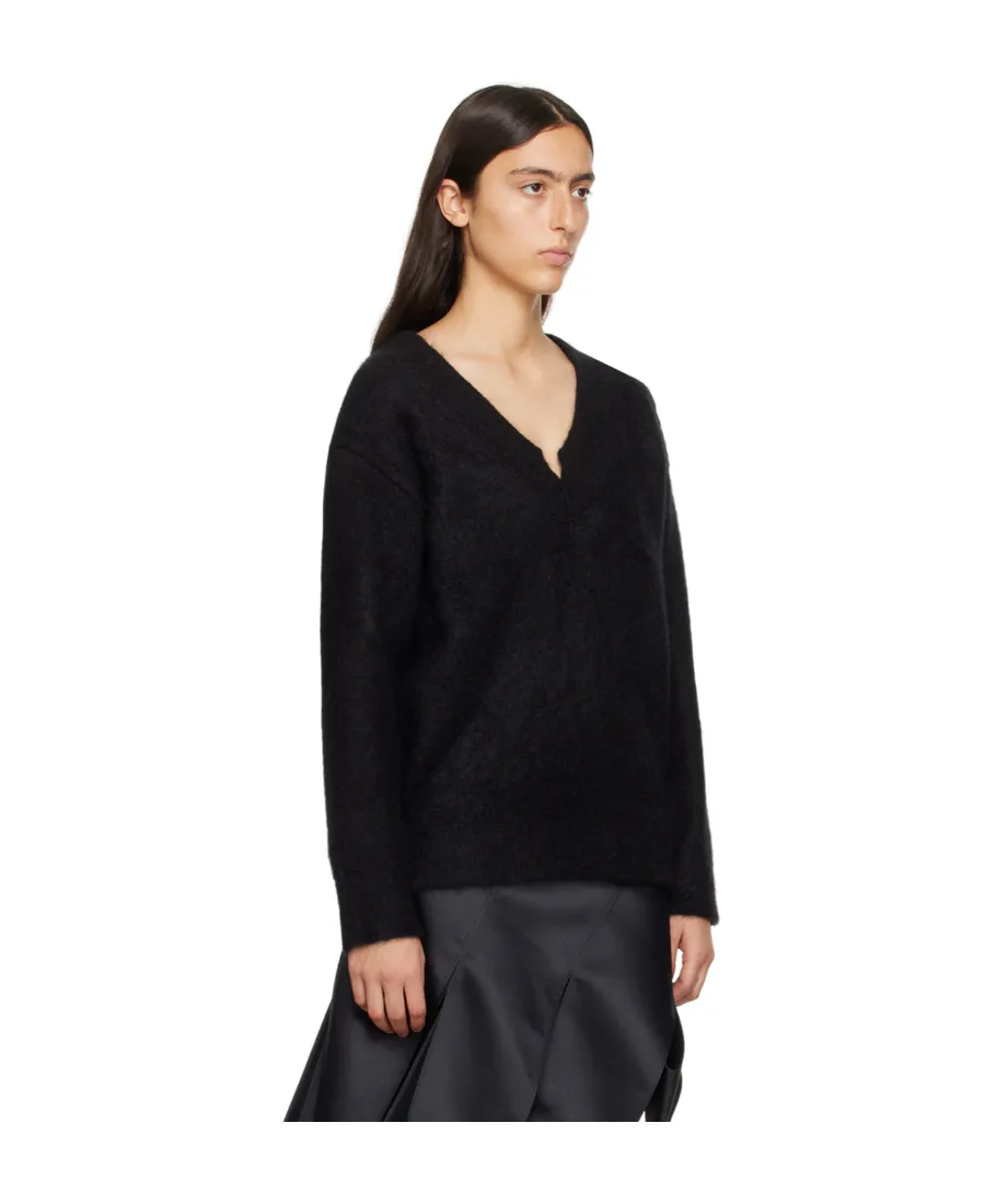 V-Neck Mohair-Blend Jumper