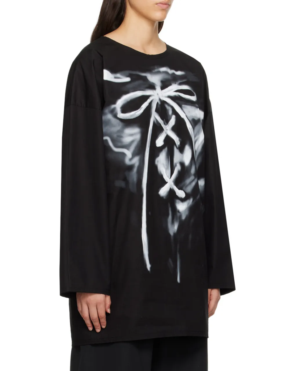 Painterly-Print Cotton T-Shirt