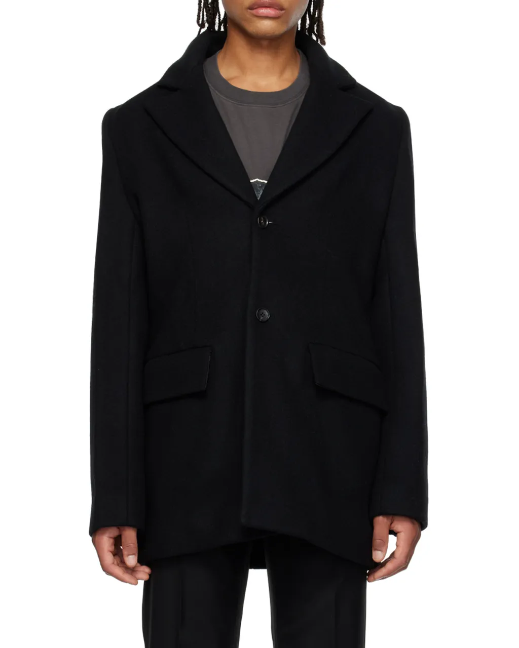Single-Breasted Wool Blazer