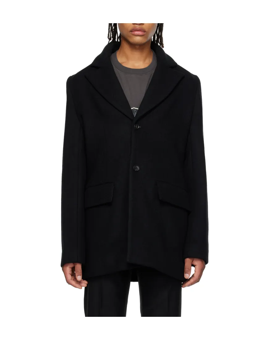 Single-Breasted Wool Blazer