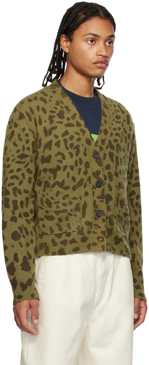 V-Neck Long-Sleeved Cardigan