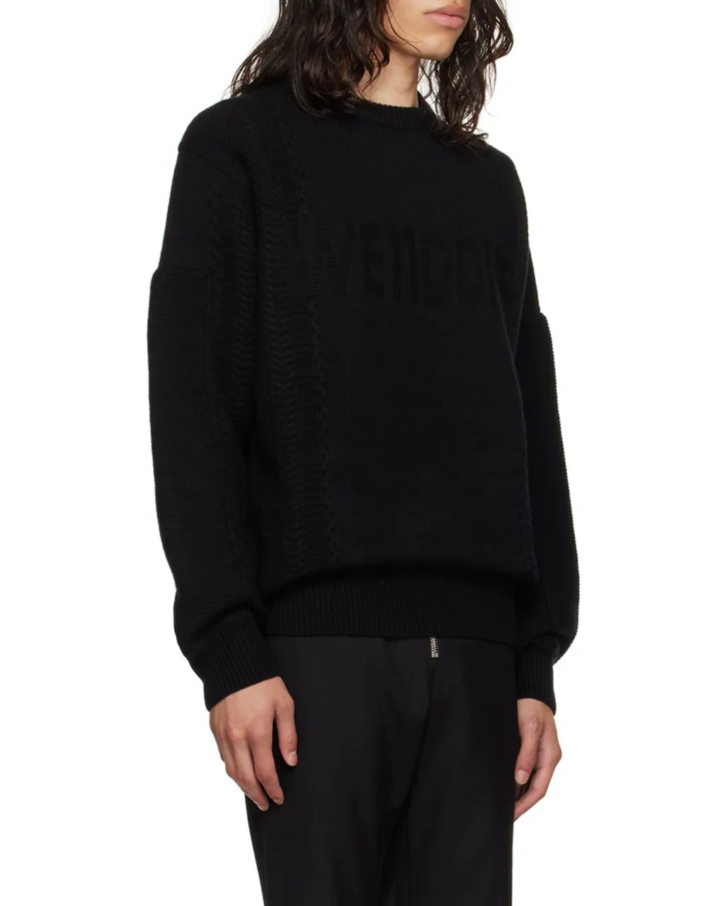 Rib Knit Round Neck Sweater