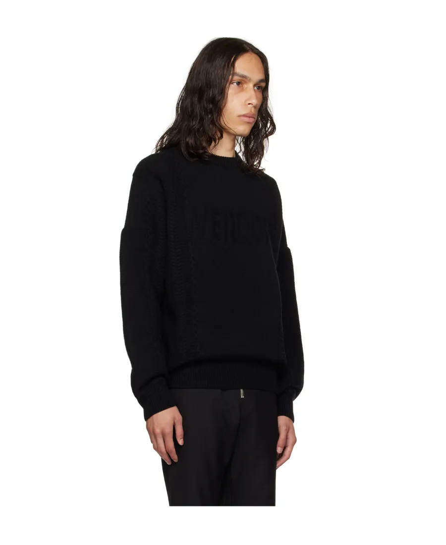 Rib Knit Round Neck Sweater