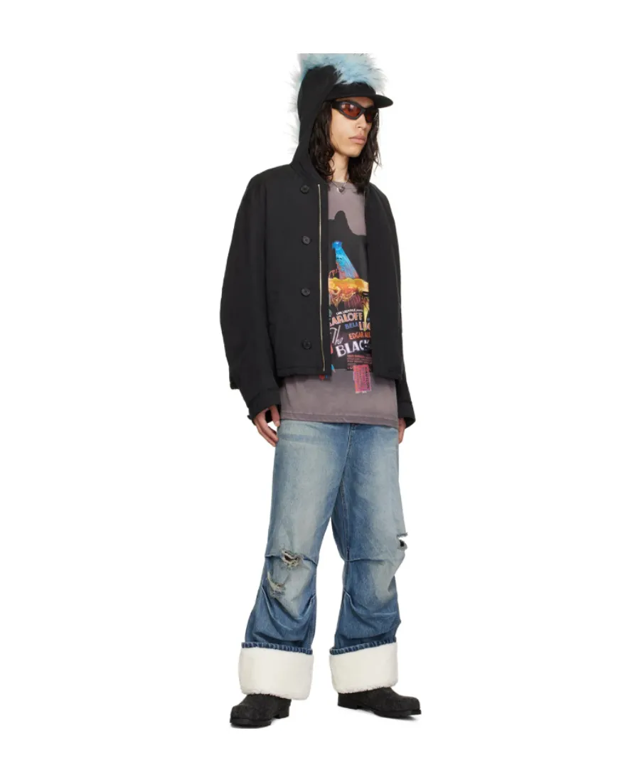 Hooded Long-Sleeved Casual Jacket