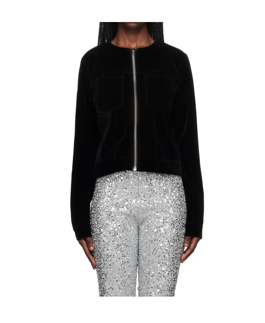 Collarless Casual Jacket
