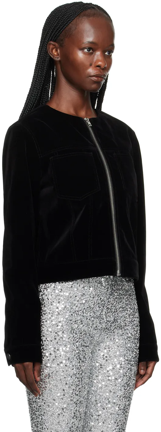 Collarless Casual Jacket