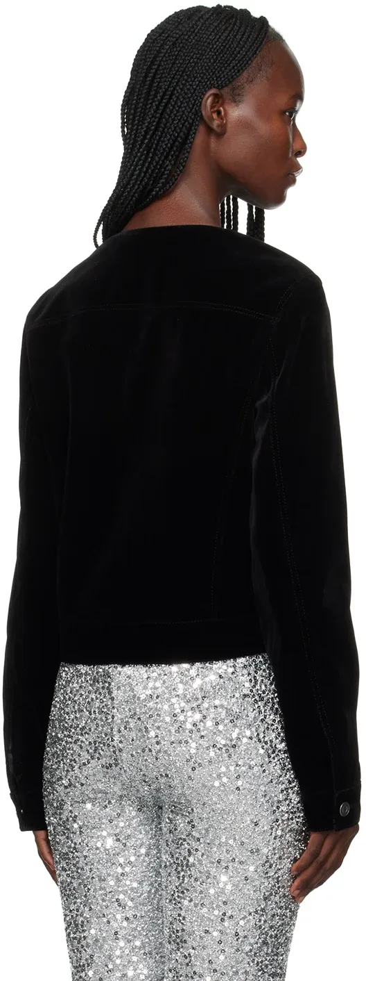 Collarless Casual Jacket