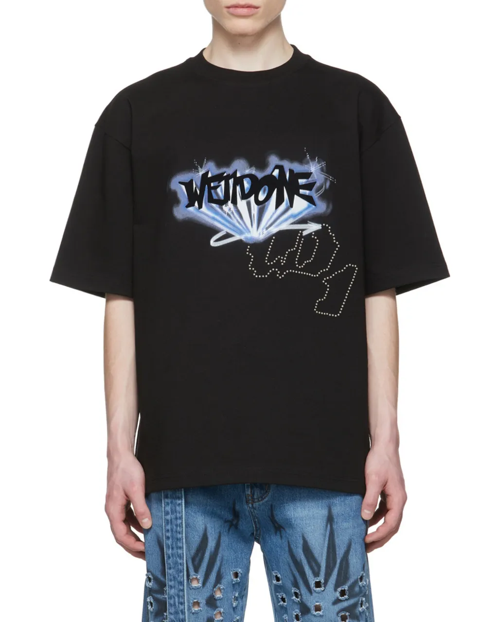 Graffiti Logo-Print T-Shirt