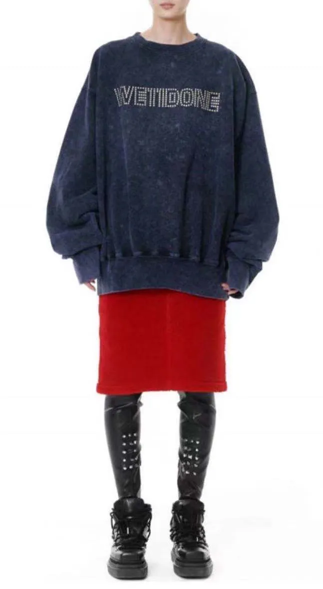 Stud-Embellishment Long-Sleeve Sweatshirt