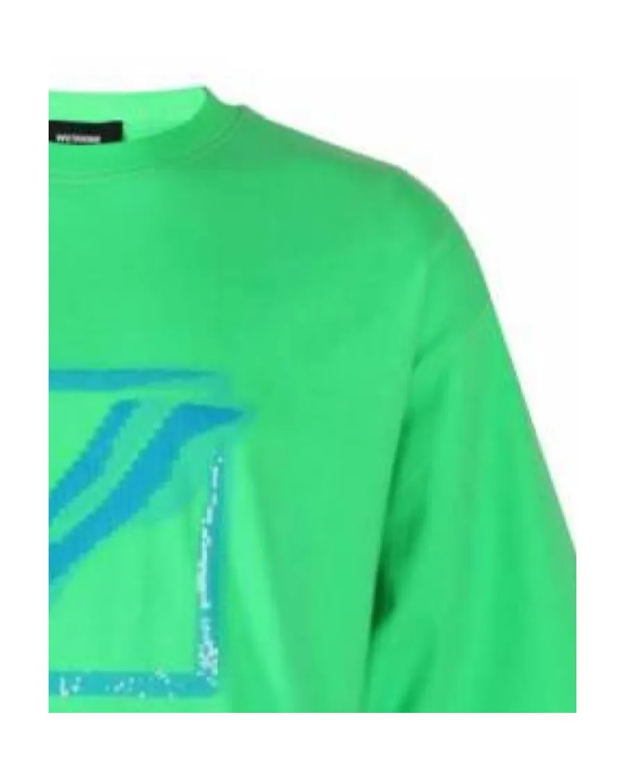 Sequin-Embellished Oversized T-Shirt