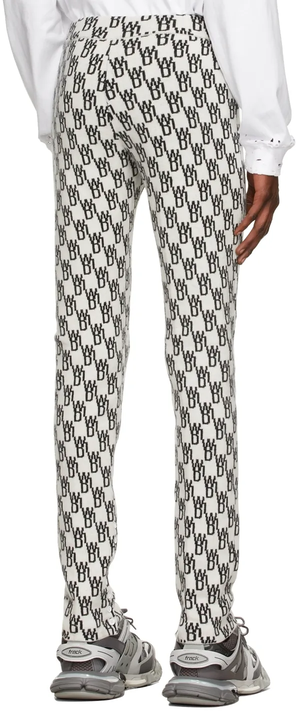 Logo Pattern Knitted Leggings