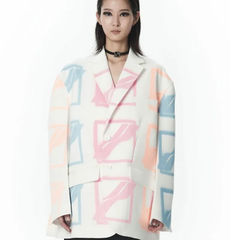 Logo Suit Jacket