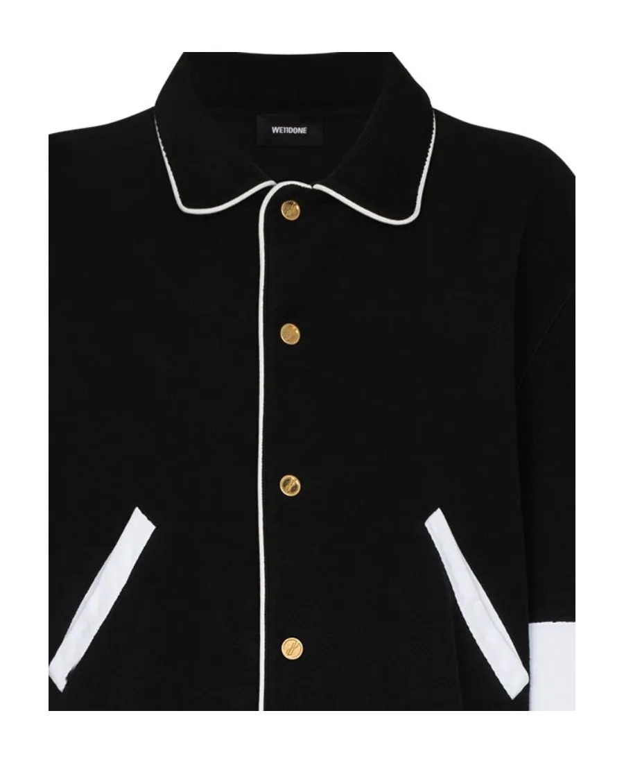 Logo Print Varsity Bomber Jacket