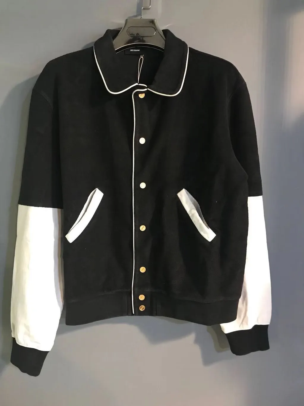 Logo Print Varsity Bomber Jacket