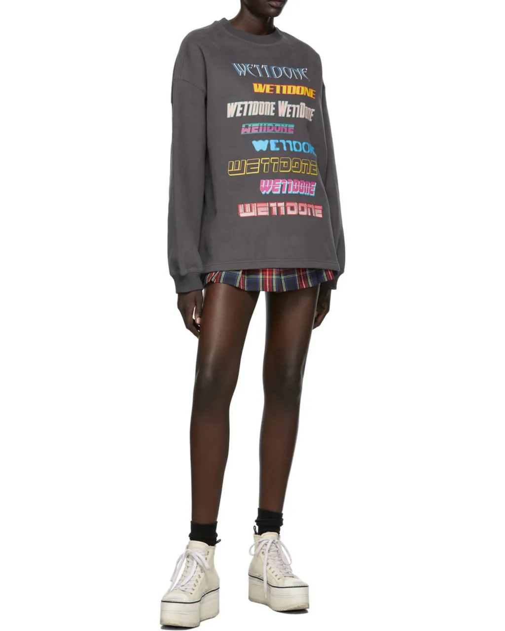 Logo-Print Cotton Jumper