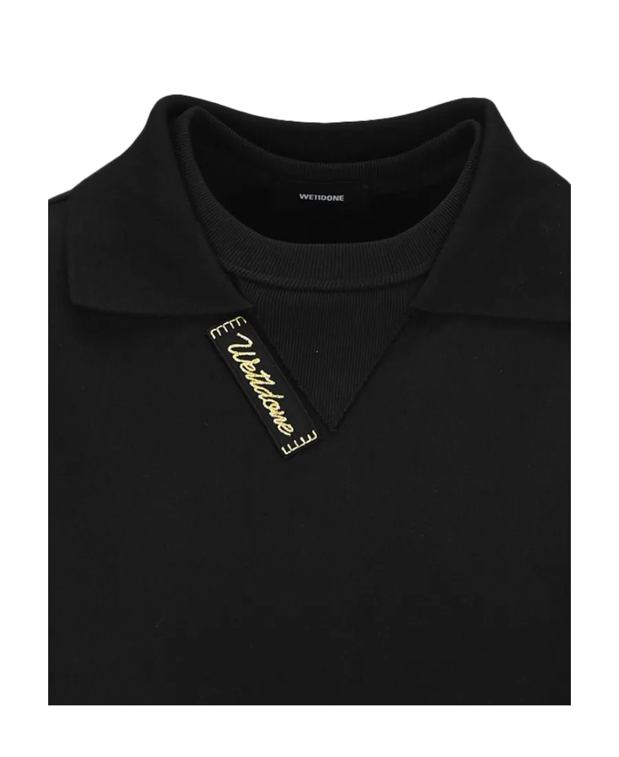 Layered Open-Necked Sweater