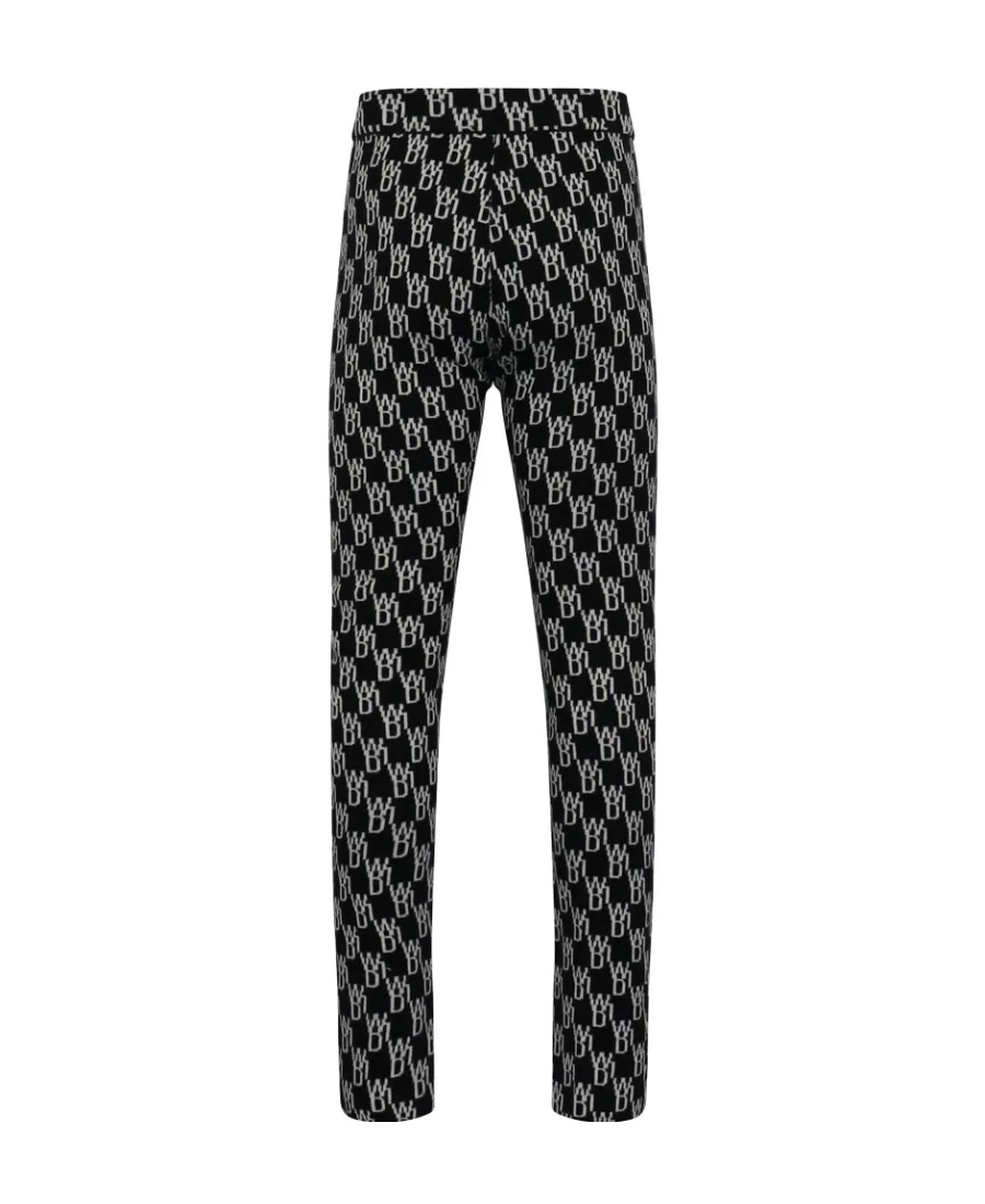 Monogram Knitted Trousers